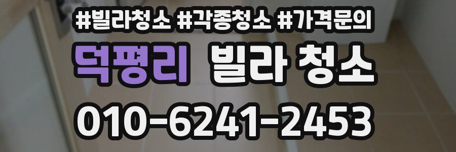 덕평리 빌라 청소