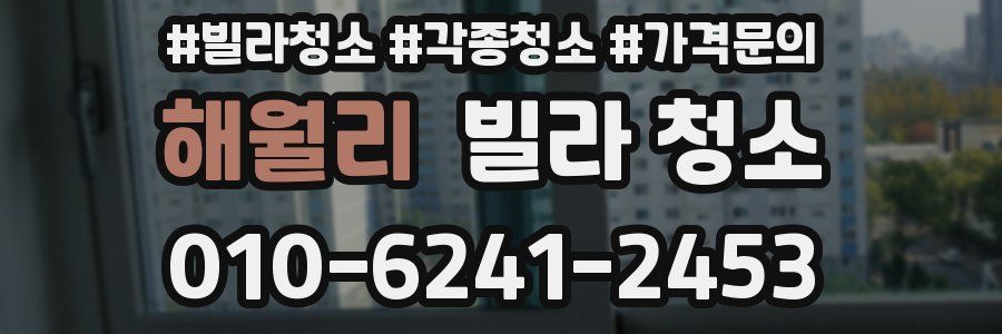 해월리 빌라 청소