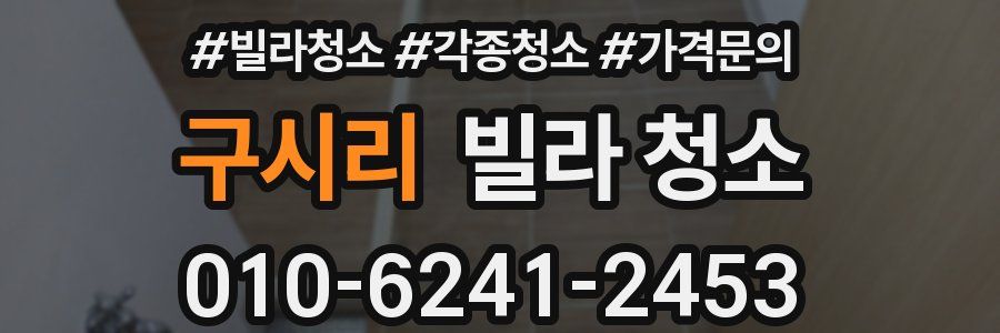 구시리 빌라 청소