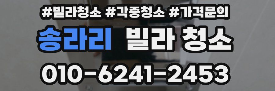 송라리 빌라 청소