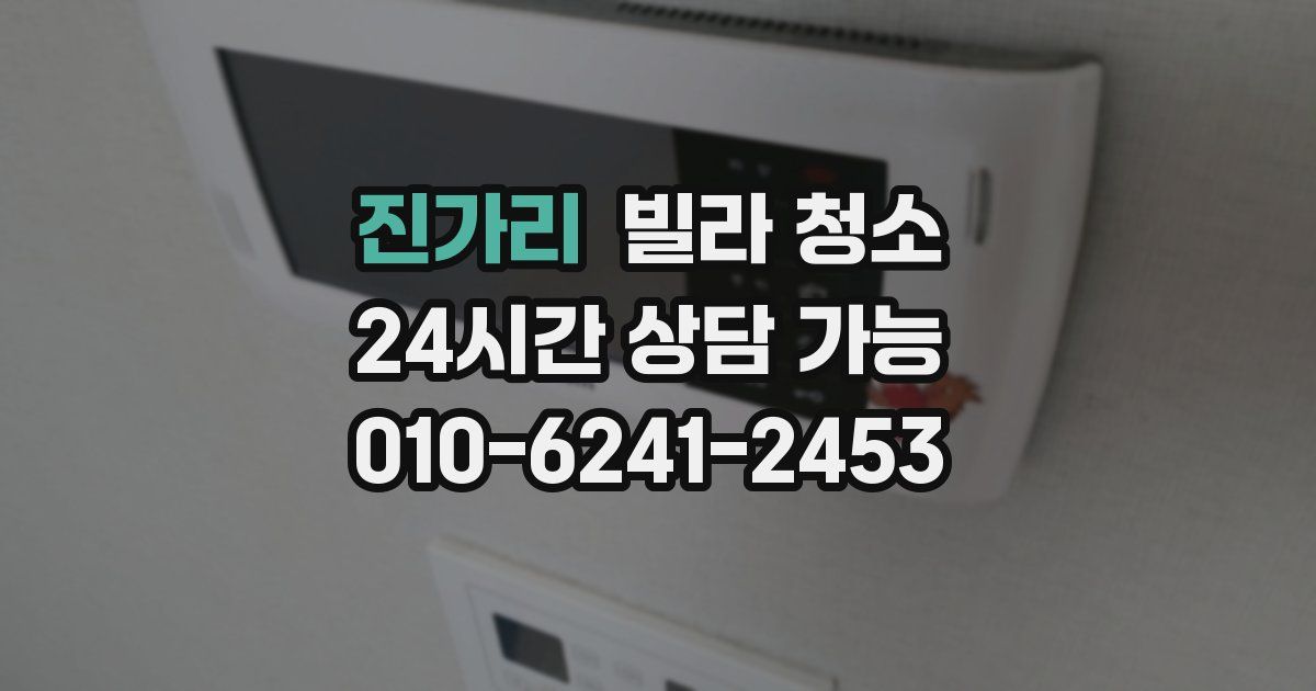 진가리 빌라 청소