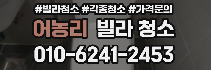 어농리 빌라 청소