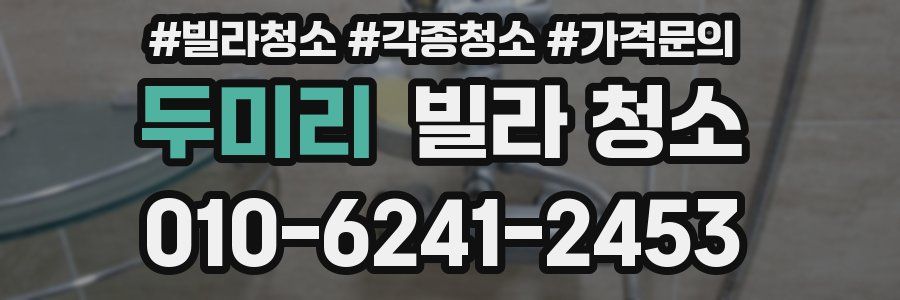 두미리 빌라 청소