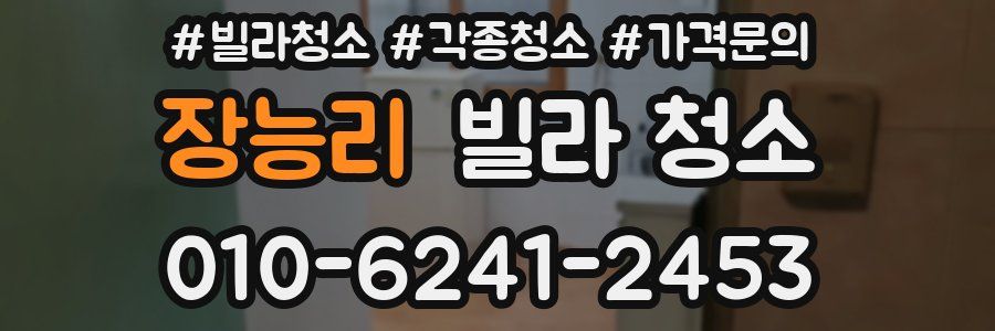 장능리 빌라 청소