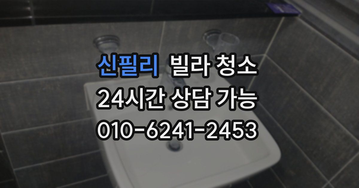 신필리 빌라 청소