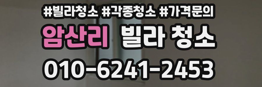 암산리 빌라 청소