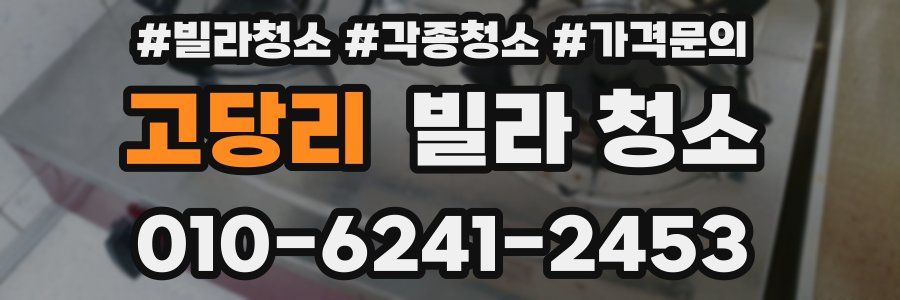 고당리 빌라 청소