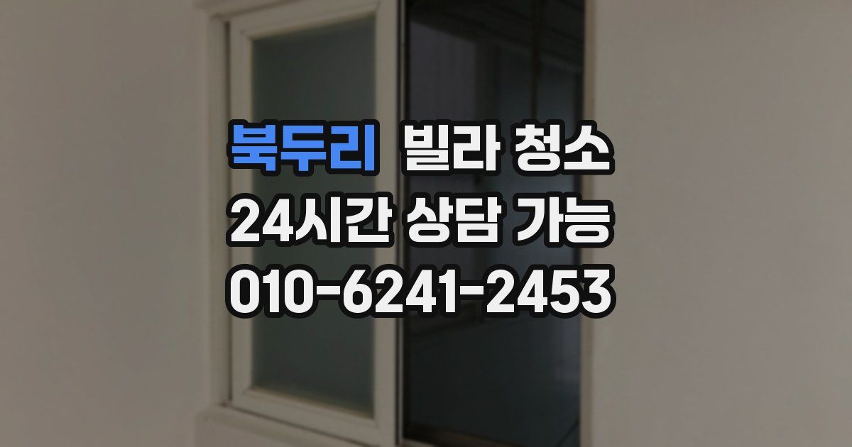 북두리 빌라 청소