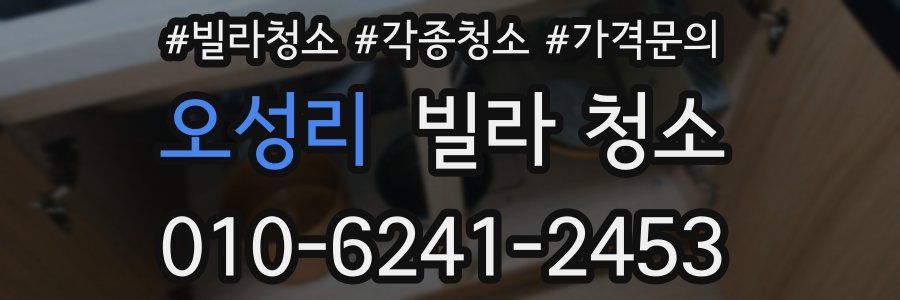 오성리 빌라 청소
