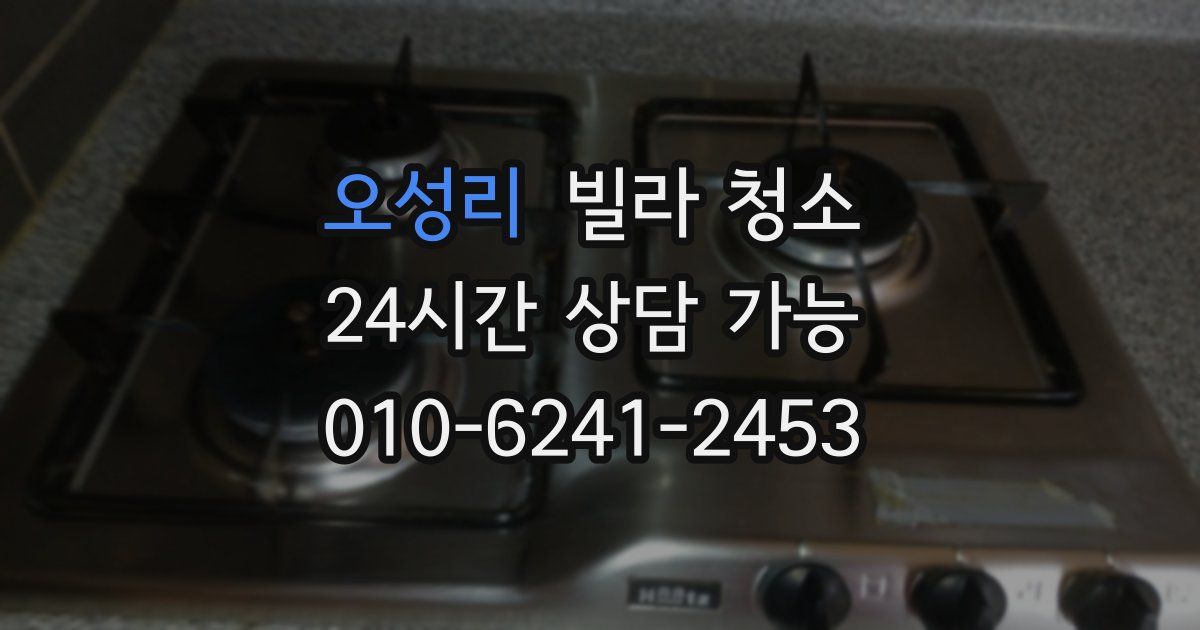 오성리 빌라 청소