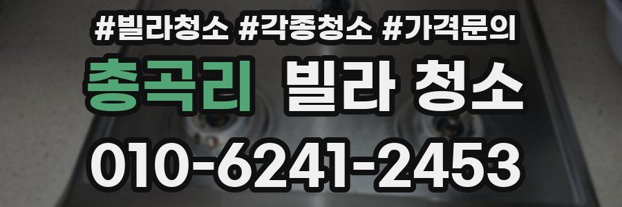 총곡리 빌라 청소