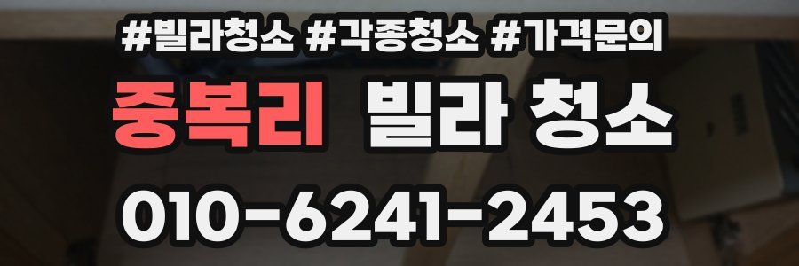 중복리 빌라 청소