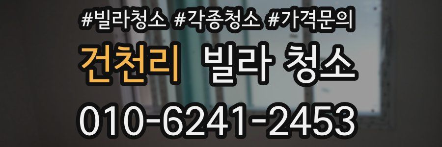 건천리 빌라 청소