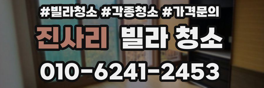 진사리 빌라 청소