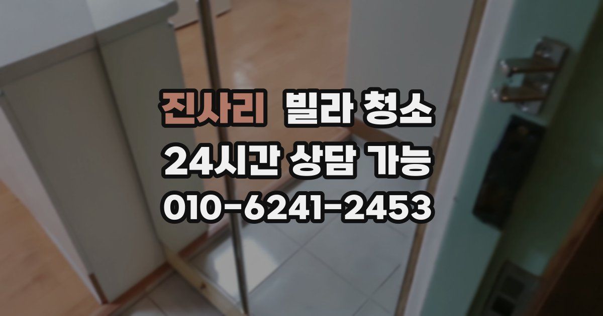 진사리 빌라 청소