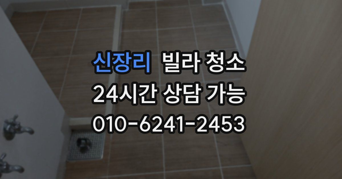 신장리 빌라 청소
