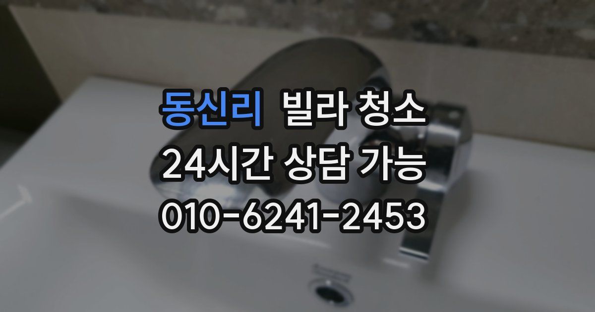 동신리 빌라 청소