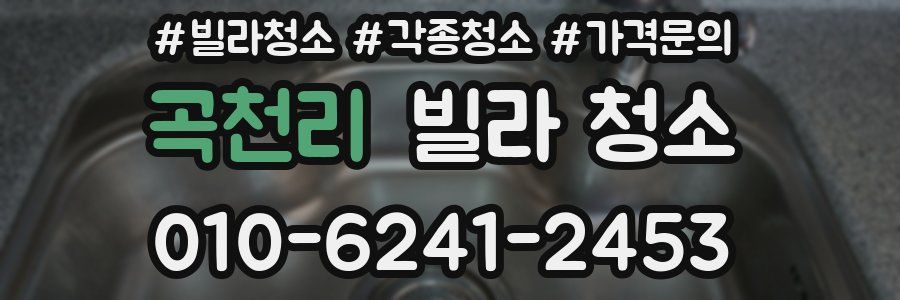 곡천리 빌라 청소