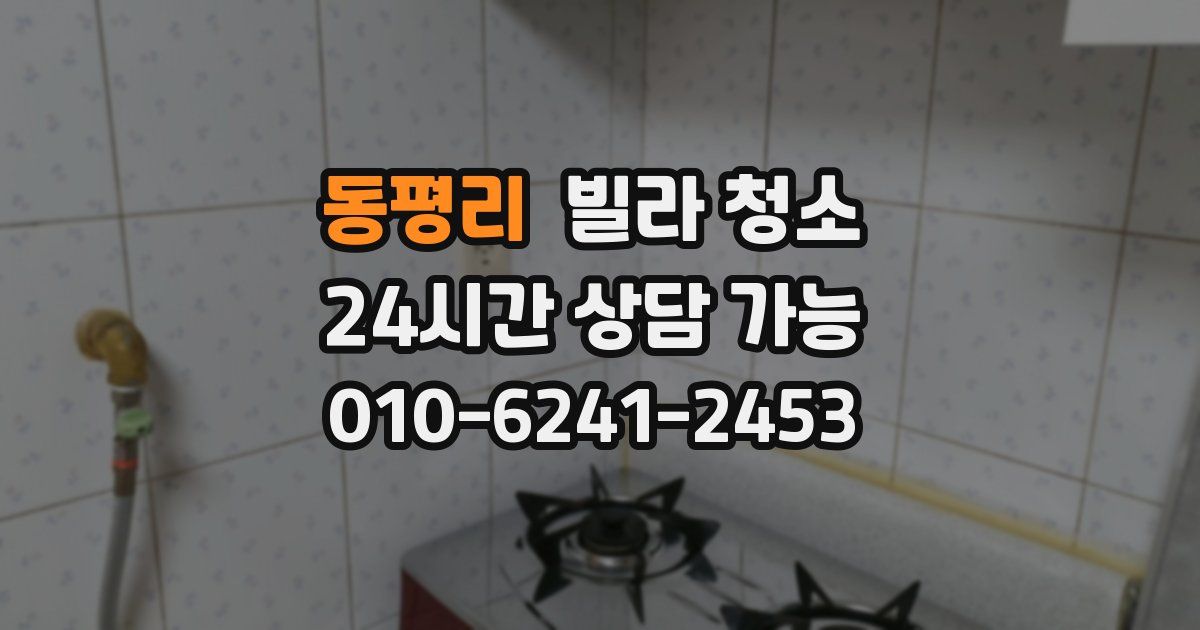 동평리 빌라 청소