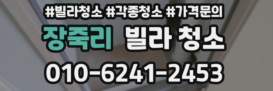 장죽리 빌라 청소