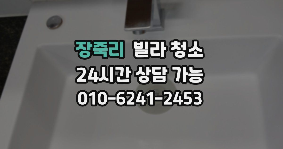 장죽리 빌라 청소