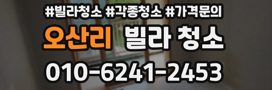 오산리 빌라 청소