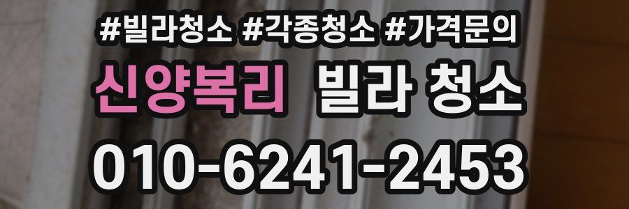 신양복리 빌라 청소