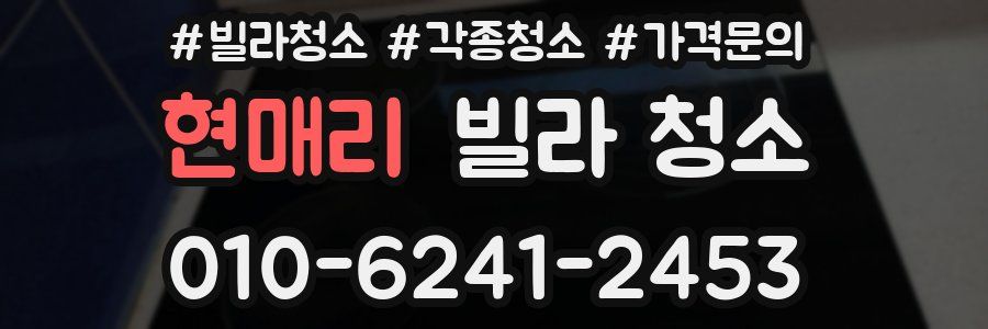 현매리 빌라 청소