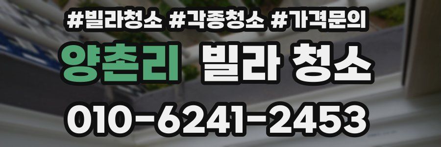 양촌리 빌라 청소