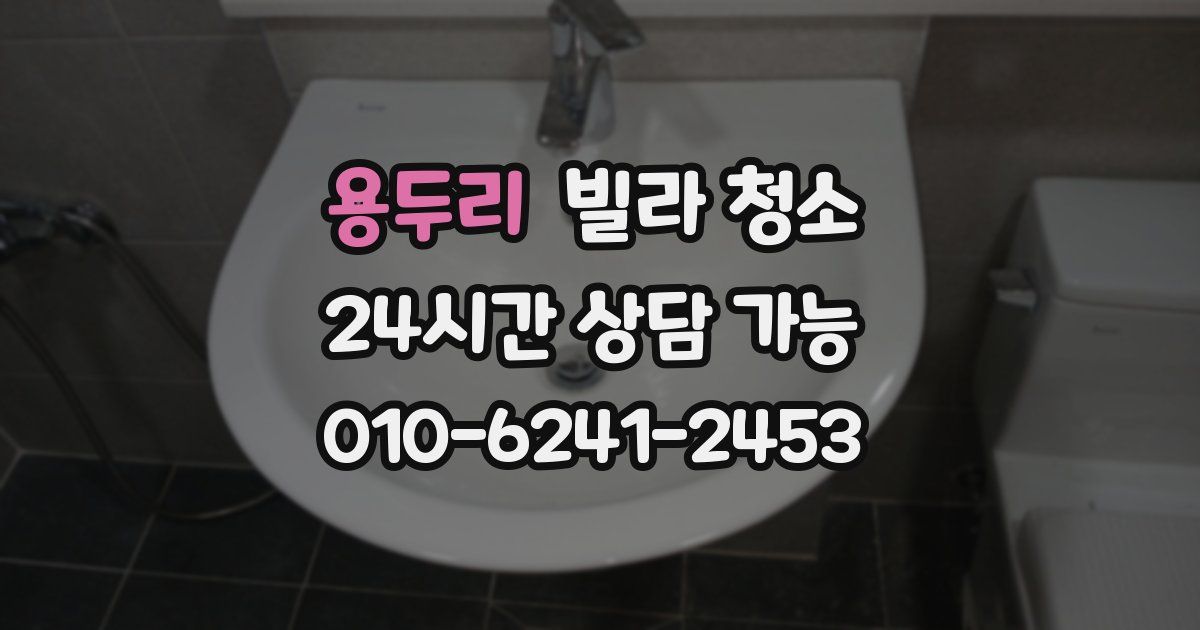 용두리 빌라 청소