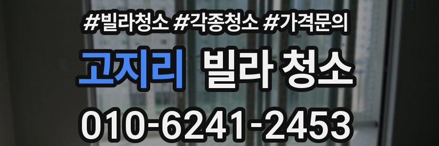 고지리 빌라 청소
