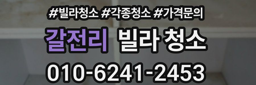 갈전리 빌라 청소