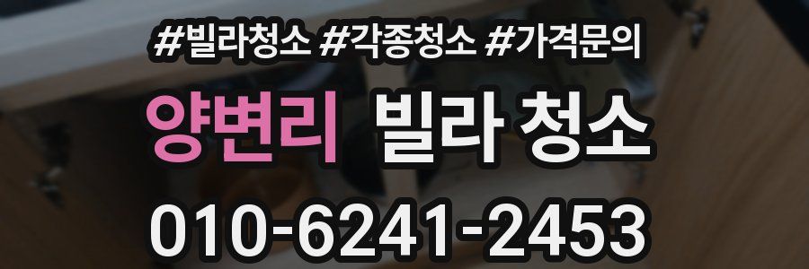 양변리 빌라 청소