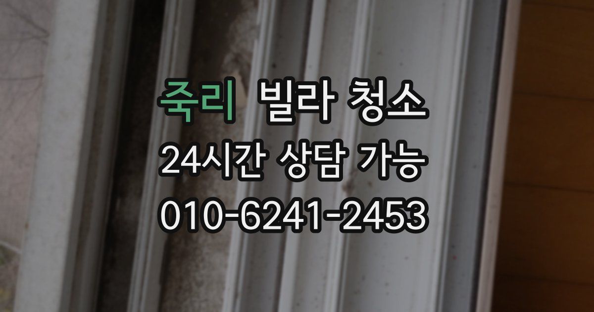 죽리 빌라 청소