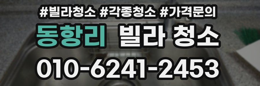 동항리 빌라 청소