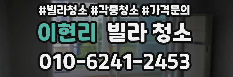 이현리 빌라 청소