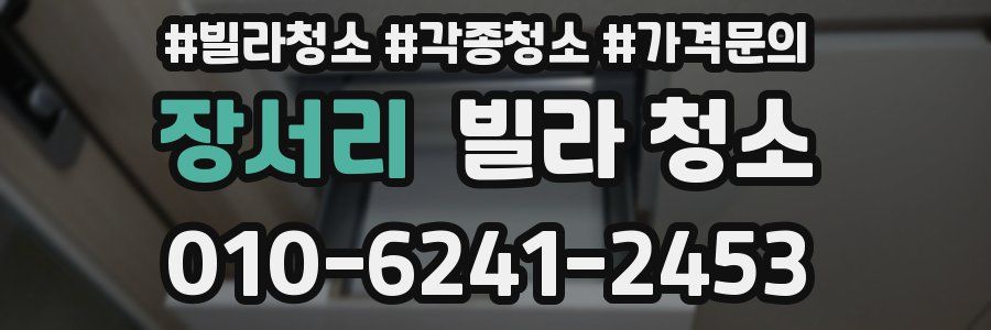 장서리 빌라 청소