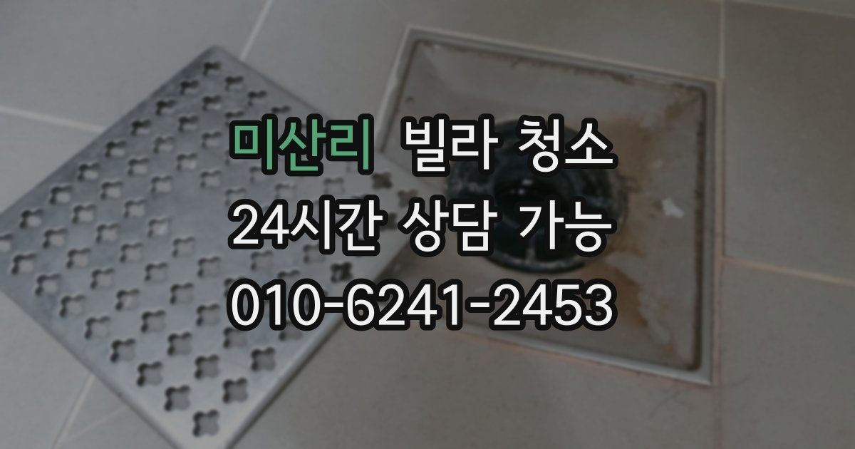 미산리 빌라 청소