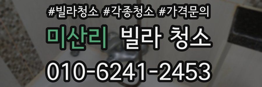 미산리 빌라 청소