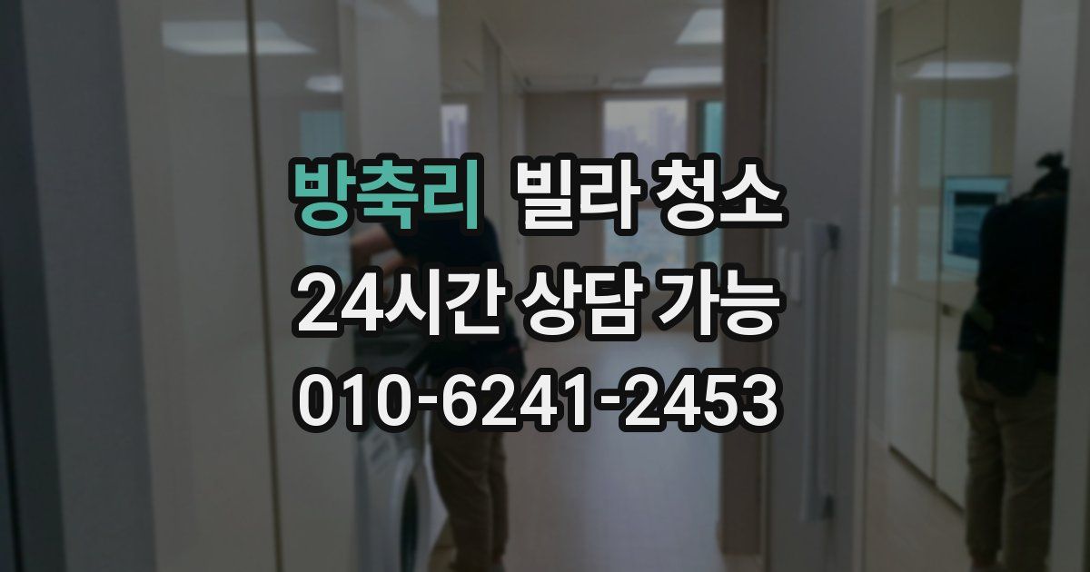 방축리 빌라 청소