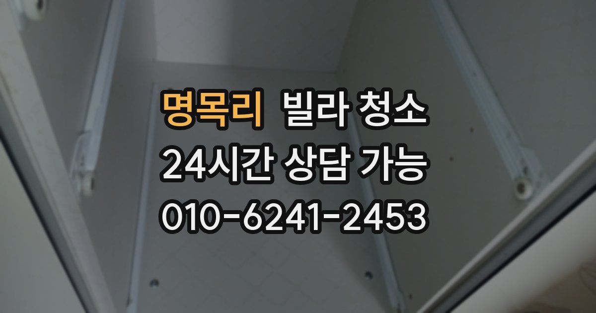 명목리 빌라 청소