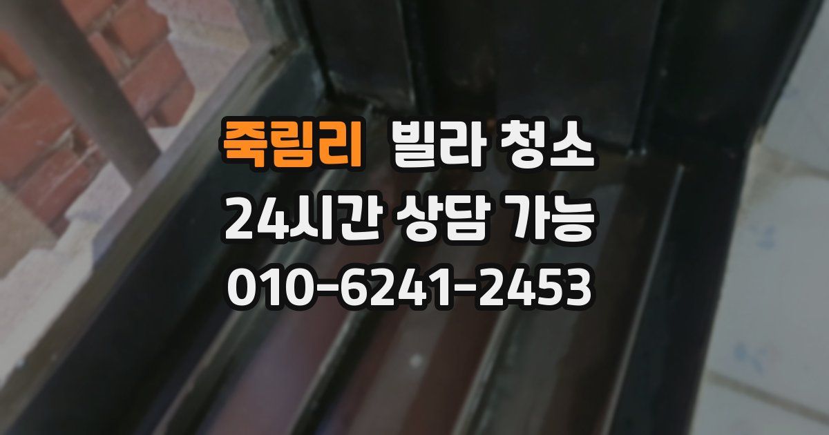 죽림리 빌라 청소