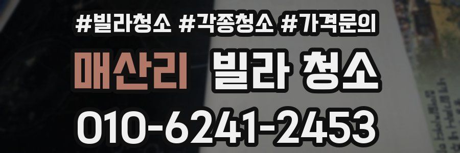 매산리 빌라 청소
