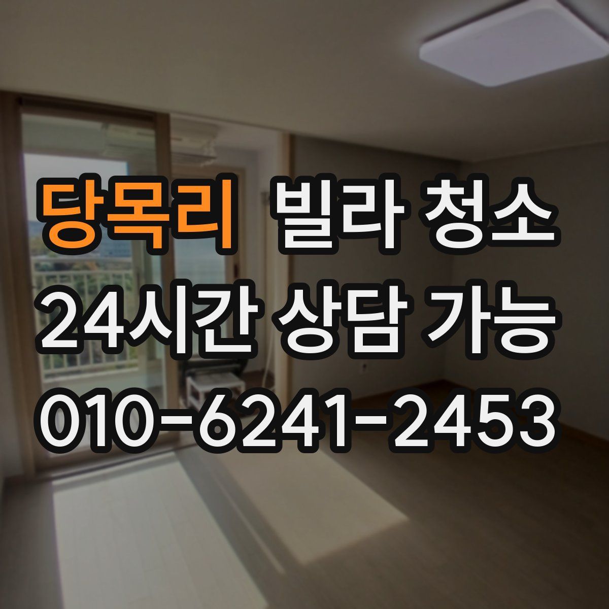 당목리 빌라 청소