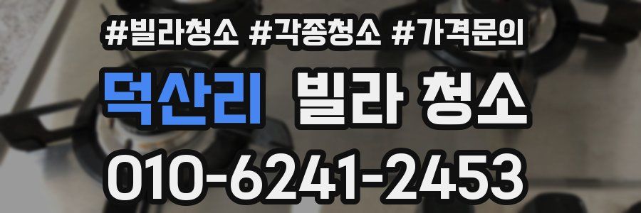 덕산리 빌라 청소