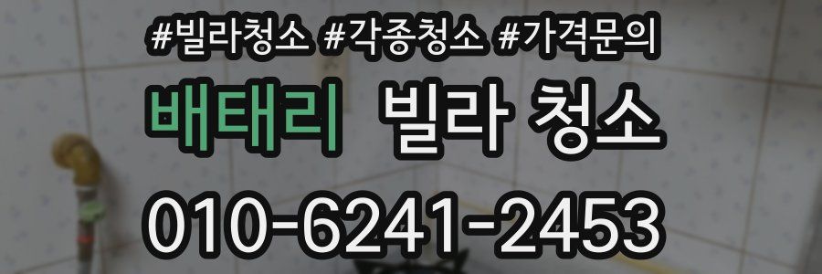 배태리 빌라 청소