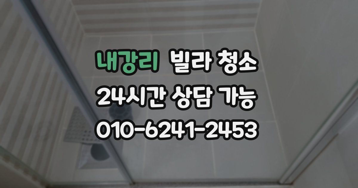 내강리 빌라 청소