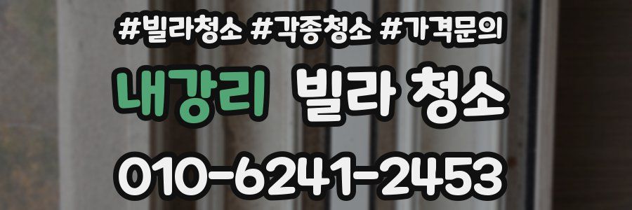 내강리 빌라 청소