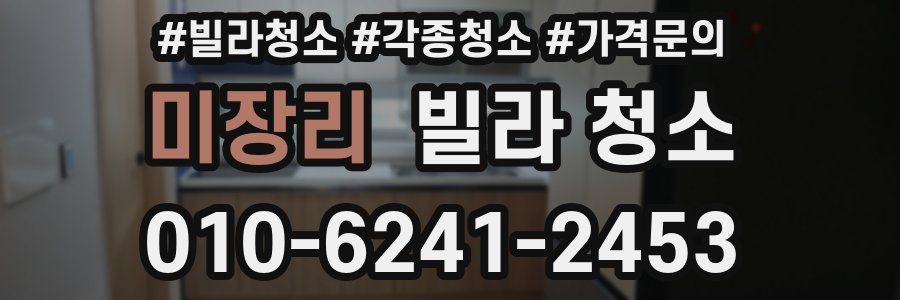 미장리 빌라 청소