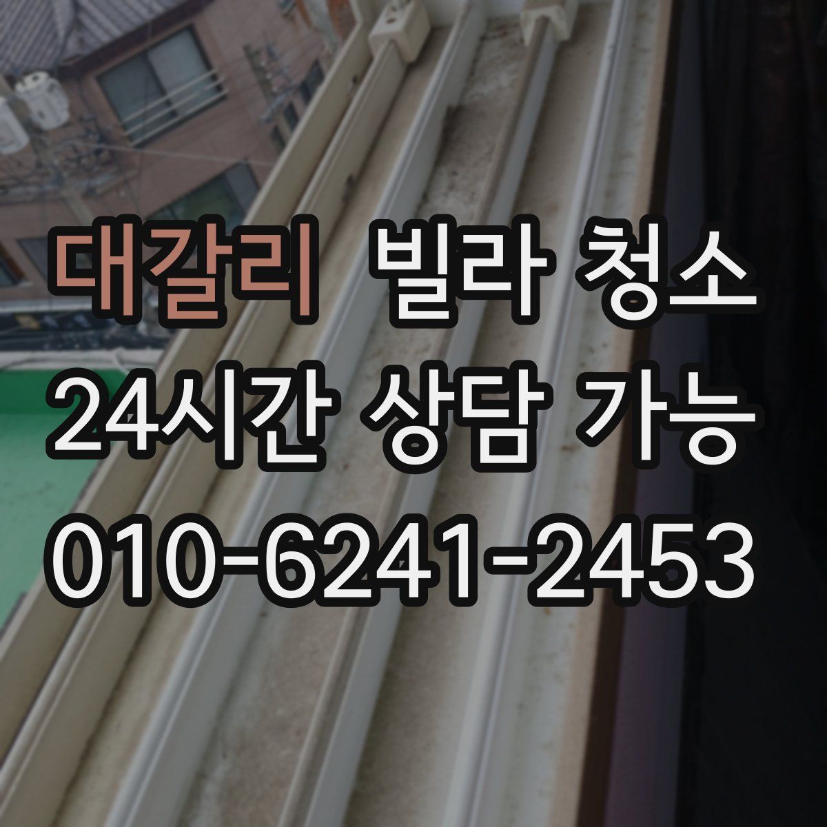 대갈리 빌라 청소